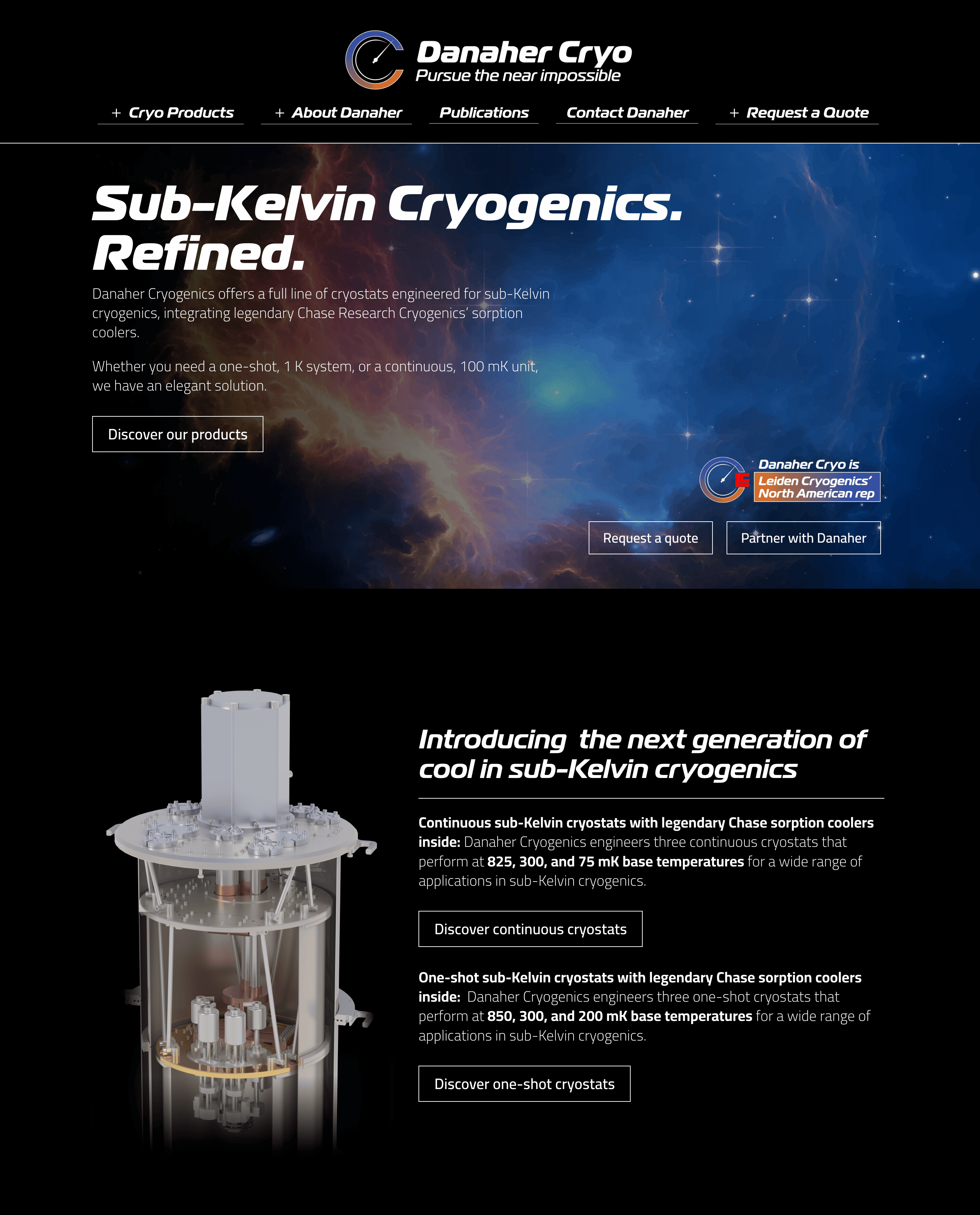 Danaher Cryo Website 1